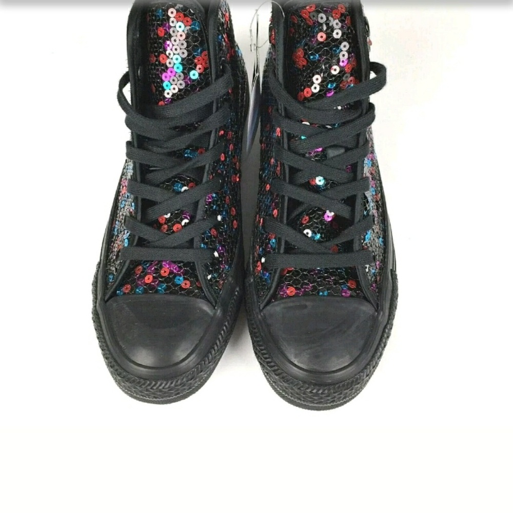 Converse Chuck Taylor Sequined Shoes Ladies 7M - Picture 3 of 8